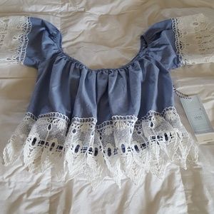 Iris Los Angeles lace crop